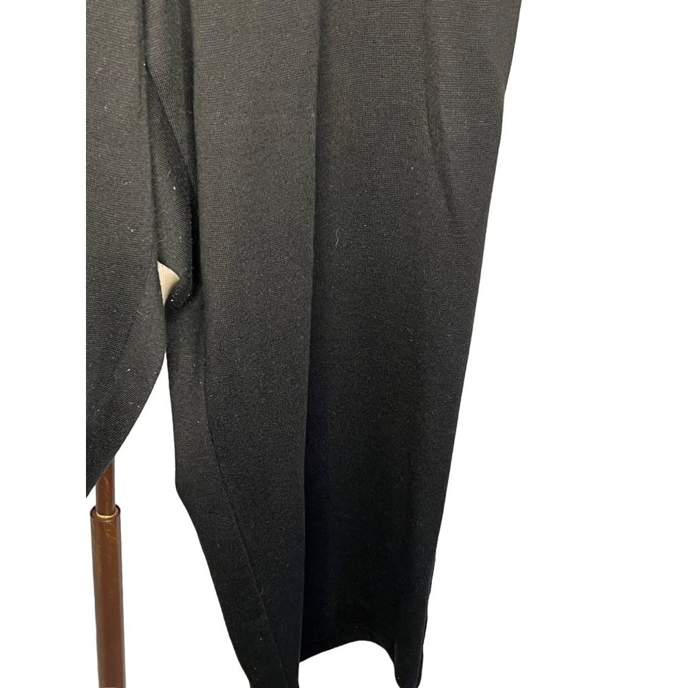 ALFRED DUNNER PETITE Women's Black Pants Size 16P Elastic Waist 2 Side Pockets S - Picture 4 of 12